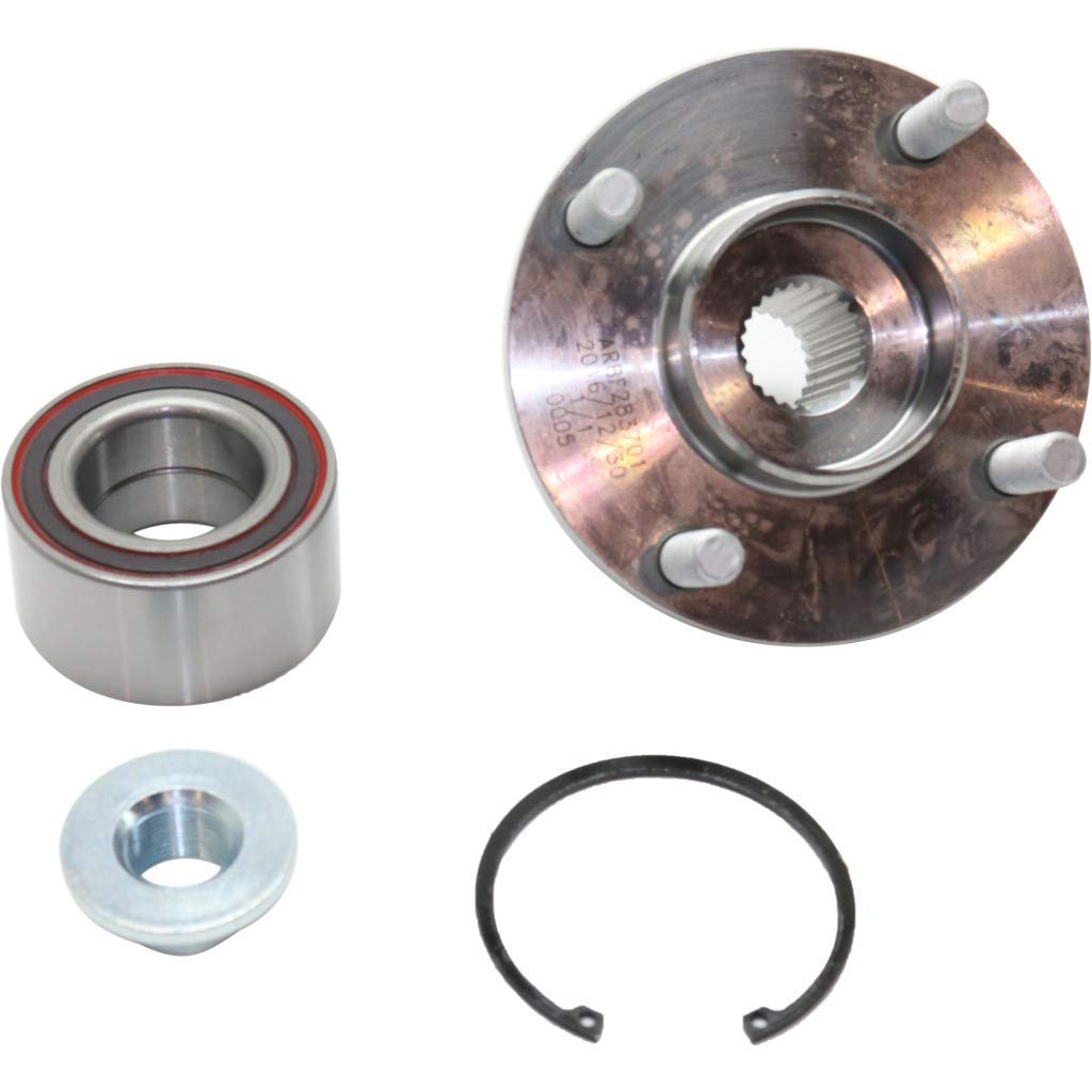 Wheel Hub Assembly For Ford Focus 2000 To 2011 Front Driver Or Passenger Side 4 Lug X 25 In Bolt Pattern 6s4z1215b