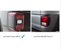 Usa Flag Tail Lamp Light Covers For Jeep Gladiator Jt Black 1 Pair Uv Resistant Plastic Fits Led Lights