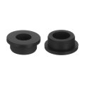 2pcs Rubber Grommets 27mm Drill Hole 18mm Id Top Hat Grommet Black Silicone Plug Gasket For Wiring Automotive