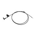 Hood Release Cable For Honda Civic 1996 1997 1998 1999 2000 Steel With Plastic Outer And Handle Replaces 74130s01a01 
