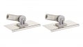 Kraft Tool Co 10 In X 6 Walking Edger With 3 8 Radius Threaded Socket Bracket 2-pack Cc350-2 