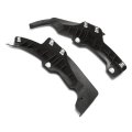 Front Fender Splash Shield Extension Wheel Spoiler 2 Pcs For Audi Q5 2009-2017 8r0853887 8r0853888 Pp Plastic 