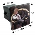 Goblin King Jareth From The Labyrinth Sitting On Throne David Bowie Tow Trailer Hitch Cover Plug Insert