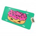 Graphics More Cute Kawaii Cat Donut Novelty Metal Vanity Tag License Plate