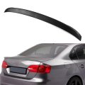 Rear Trunk Lip Spoiler For Volkswagen Jetta Sedan 2012 2014 Matte Black Abs Plastic Wing Self Adhesive Exterior Performance 