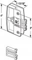 Prime-line Products A 170 Sliding Screen Door Latch And Pull With Security Lock Black
