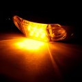 4x Led Trailer Marker Lights With Chrome Bezel 2 Red And Amber Waterproof Clearance Side For Freightliner Kenworth Mack 