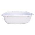 Recpro Rectangle Rv Bathroom Sink White Single Bowl Lavatory Camper Plastic 