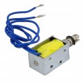 Iivverr Dc12v 30w 15n 10mm Open Frame Pull Type Solenoid Electromagnet Zye1-0630 Dc12v Electromagneto De Solenoide Tiro Marco