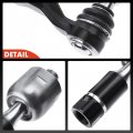 A-premium Set Of 4 Front Inner Outer Tie Rod End Kit Compatible With Toyota Tacoma 1995-2004 4wd Or Rwd Replace Es3545 Ev433
