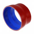 Uxcell 114-127mm 4 5 -5 Id Straight Silicone Reducer Hose Coupler Intercooler Tube Red For Car Intake Piping
