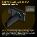 Ocpty Mass Air Flow Sensor Mr985187 Meter Fits For 2004011 Mitsubishi Galant 2 4l 2004-2009 3 8l 2008-2011 Lancer 2 0l