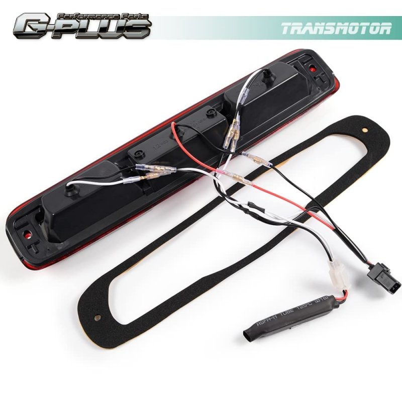 Led Third Brake Light For 1999-2006 Chevy Silverado Gmc Sierra 1500 2500hd 3500 3rd Cargo Tail Lamps Chrome Housing Red Smoky