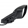 Ocpty Black Right Side Mirror Fit For 2007-2011 Honda Cr-v Textured Glass Manual Fold Non-heated