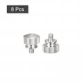 Uxcell Knurled Thumb Screws M3x5mm Brass Shoulder Bolts Grip Knobs Fasteners Nickel Plated 8pcs