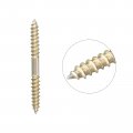 Uxcell 5x23mm Hanger Bolts 48pcs Double Ended Self-tapping Thread Wood To Dowel Screws For Connecting