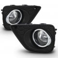 2013-2015 Honda Accord Coupe Glass Len Bumper Fog Lights Lamps W Switch Assembly Driver Passenger Side 