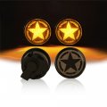 Jk Turn Signal Lights Smoked Front Indicator Lamp Blinkers For 2007-2018 Jeep Wrangler Jku Unlimited 