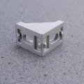 Iplusmile 25pcs 2028 Metal Brackets Aluminum Corner T Slot Extrusion 2020s Right Angle Shape Bracket Extruded Bolts Bracket
