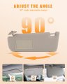 Ocpty Sun Visor Fit For 2012 2013 2014 2015 2016 2017 Toyota Camry Without Sunroof Beige Left Driver Side