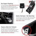 Winjet Off Road Series For 2016-2022 Toyota Tacoma Drl Led Tail Lights Rear Assembly With Turn Signal Brake Drl Plug And Play