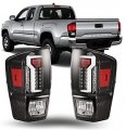 Winjet Off Road Series For 2016-2022 Toyota Tacoma Drl Led Tail Lights Rear Assembly With Turn Signal Brake Drl Plug And Play 