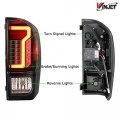 Winjet Off Road Series For 2016-2022 Toyota Tacoma Drl Led Tail Lights Rear Assembly With Turn Signal Brake Drl Plug And Play