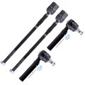 4 Piece Front Inner And Outer Tie Rod End Es3184rl Ev127 For Ford Mustang 1994 2004 