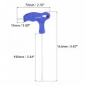Uxcell 2mm Hex Key T-handle Dual End Wrench Spanner Metric Cr-v Steel 2 Pcs