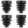 Caltric 2 Front Axle Inner Outer Cv Boot Kit Compatible With Yamaha Kodiak 400 Yfm400fa 2000-2006