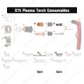 Electrode 1 0mm Tip 0 039 Fit Plasma Cutting Trafimet S75 Torch Qty-10