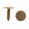 30pcs 7mm Hole Dia Plastic Rivets Fastener Push Clips For Vehicle Fender 