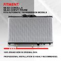 Dpi 2198 Factory Style 1-row Cooling Radiator Compatible With Toyota Corolla Chevy Prizm At 1998-2002 Aluminum Core