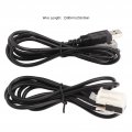 Car Aux Cable 1500mm High Rigidity Portable Male Auxiliary Audio For Radio Cd Players