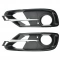 Autokay Front Bumper Fog Light Grille W Trim Cover Fits For Bmw 3 Series F30 F31 2012 2013 2014 2015 Re 51117300739 51117300740
