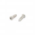 Uxcell 50pcs M2 5 X 8mm Stainless Steel Phillips Pan Round Head Self Tapping Screws