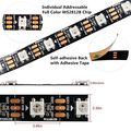 Ws2812b Led Strip Lights 16 4ft 300leds Programmable Individual Addressable Rgb 5050 Ip20 Non Waterproof Dc5v With Mini 