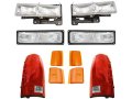 Headlight Tail Light Parking Kit 10 Piece For 1995-1999 Gmc Yukon