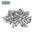 100pcs Helical Threaded Inserts M6-1x3d 304 Stainless Steeled Socket Thread Repair Insert For Plastic Wood Threaelical Threaded