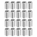 100pcs Helical Threaded Inserts M6-1x3d 304 Stainless Steeled Socket Thread Repair Insert For Plastic Wood Threaelical Threaded 
