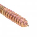 Uxcell 5 16-18 X 2-1 2 Hanger Bolts Double Head Dowel Screw For Wood Furniture 10pcs