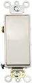 Leviton 5657-2gy 15 Amp 120 277 Volt Ac Decora Plus Rocker Single-pole Double Throw Center Off Commercial Grade Self Grounding 