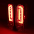 Auto Dynasty Pair Red 3d Led Bar Tail Brake Light Lamps Compatible With Ford F150 F250 F350 Bronco F Super Duty Styleside 90-97
