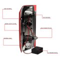 Auto Dynasty Pair Red 3d Led Bar Tail Brake Light Lamps Compatible With Ford F150 F250 F350 Bronco F Super Duty Styleside 90-97