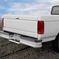 Auto Dynasty Pair Red 3d Led Bar Tail Brake Light Lamps Compatible With Ford F150 F250 F350 Bronco F Super Duty Styleside 90-97