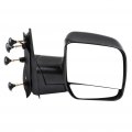 Right Mirror Fit 2003-2013 Ford E-150 E-250 2004-2013 For E-350 E-450 Super Duty Econoline Van With Black Manual Folding 