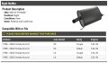 Right Passenger Side Muffler Compatible With 1998-2002 Honda Accord 3 0l V6