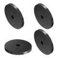 4pcs Rubber Spacers 100mm Od 15mm Id 10mm Height Round Anti Vibration Spacer Bushing Grommets Thick Washers For Home Car 