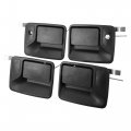 Acropix Front Rear Left Driver Right Passenger Side Exterior Door Handle Fit For Ford Excursion Pack Of 4 Black 