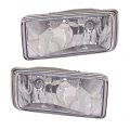 Fog Light Assembly Pair For Chevy Silverado 1500 2007 2015 Rectangular Off Road Front Lamps Replacement Gm2592160 Gm2593160